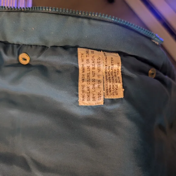 Vintage 80s Puffer Jacket 8P - Picture 10 of 11